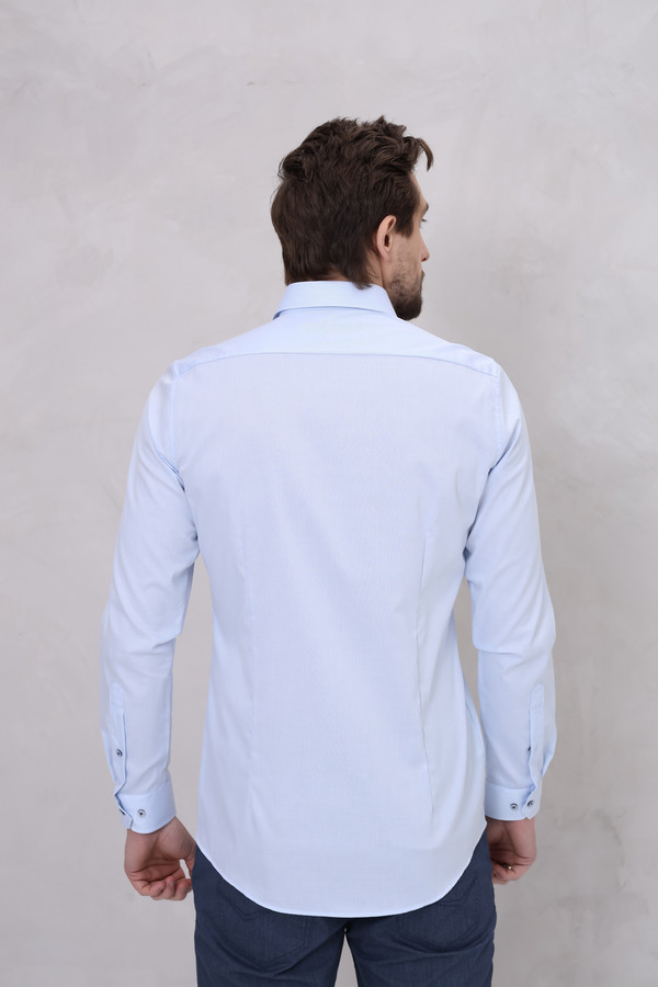 Рубашка с длинным рукавом Venti, размер ворот 42, плечи 52, цвет голубой - фото 4