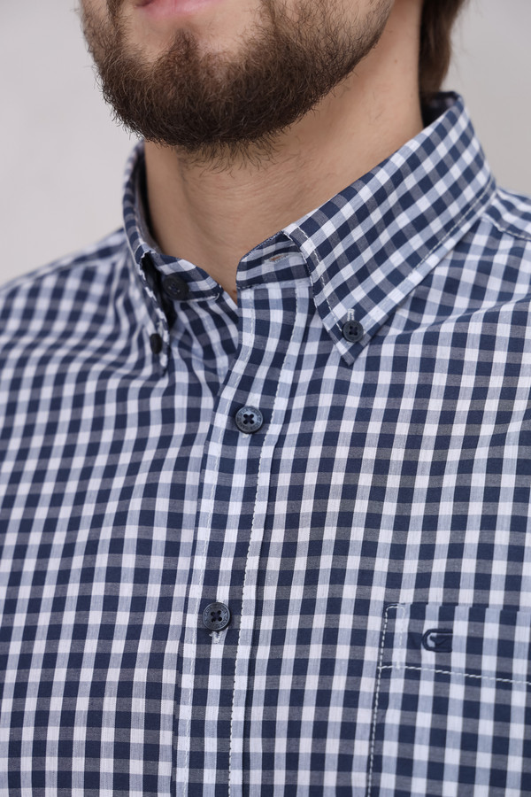 Рубашка с длинным рукавом Casa Moda, размер 58-60, цвет синий - фото 5