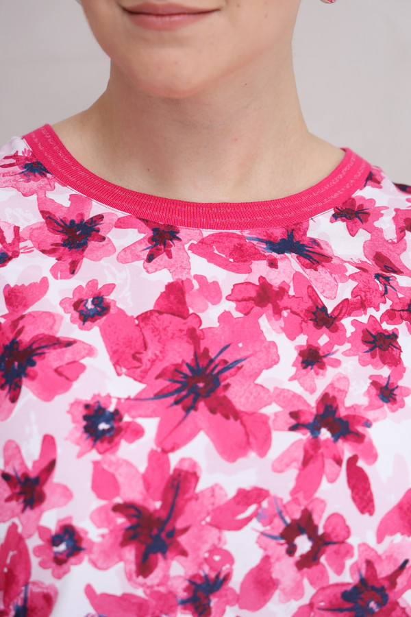 Блузa Rabe collection, размер 46, цвет розовый - фото 5