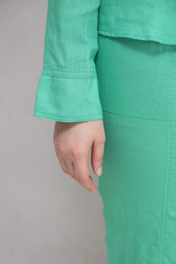 Жакет Lebek, размер 46, цвет зелёный - фото 7