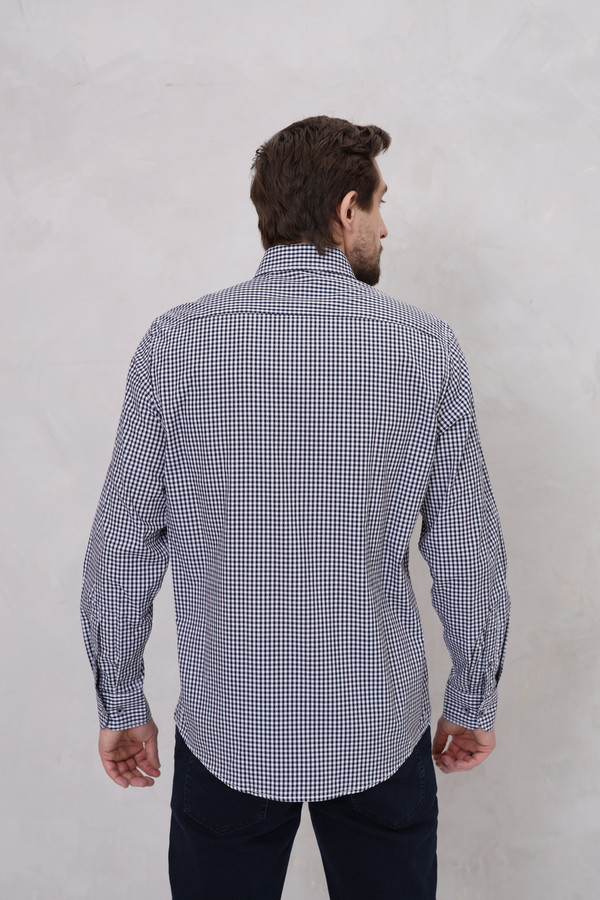 Рубашка с длинным рукавом Casa Moda, размер 62-64, цвет синий - фото 4