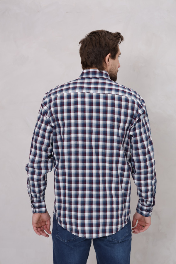 Рубашка с длинным рукавом Casa Moda, размер 62-64, цвет разноцветный - фото 4