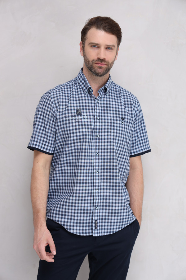 Мужские рубашки с коротким рукавом Casa Moda, размер 62-64 - фото 3