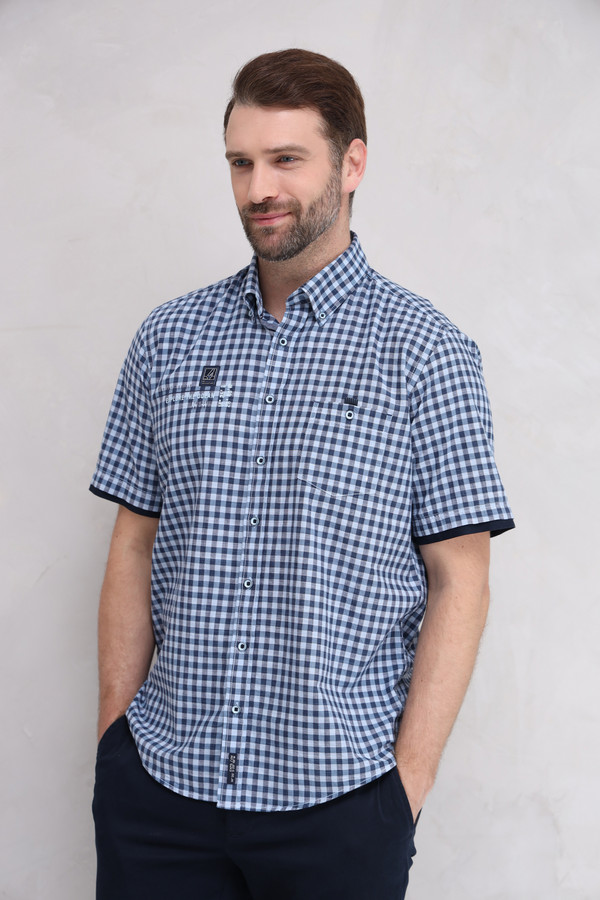 Мужские рубашки с коротким рукавом Casa Moda, размер 62-64