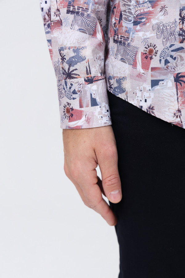 Рубашка с длинным рукавом Casa Moda, размер 46-48, цвет розовый - фото 6
