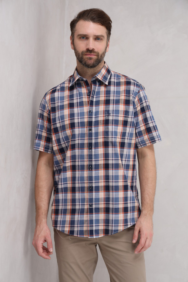 Мужские рубашки с коротким рукавом Casa Moda, размер 50-52 - фото 3