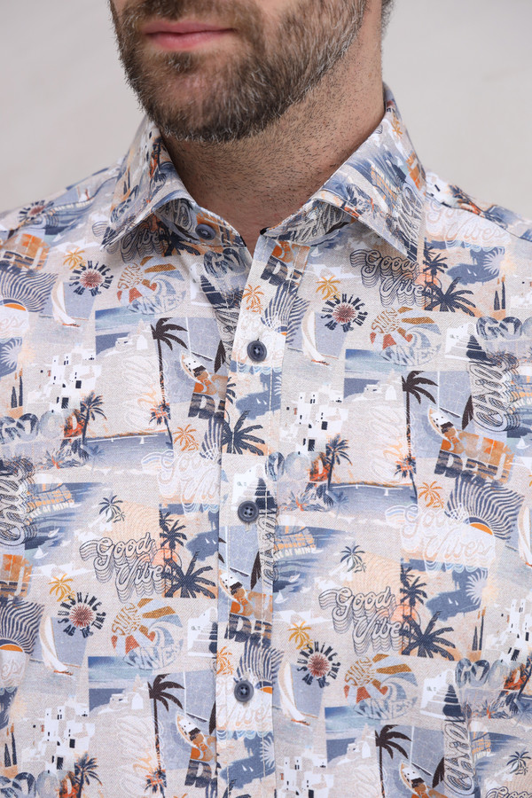 Мужские рубашки с коротким рукавом Casa Moda, размер 58-60 - фото 5