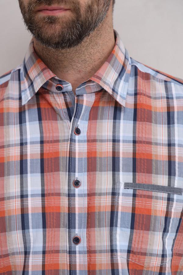 Мужские рубашки с коротким рукавом Casa Moda, размер 50-52 - фото 5