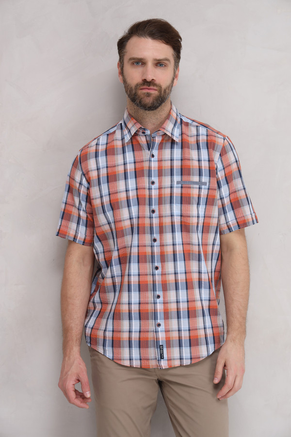 Мужские рубашки с коротким рукавом Casa Moda, размер 50-52 - фото 3