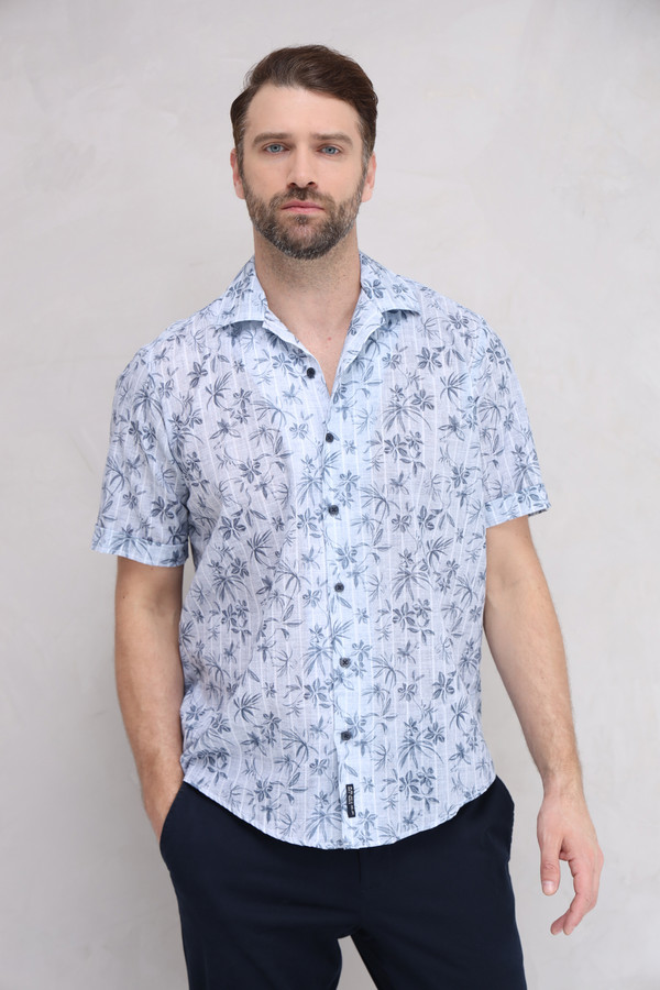 Мужские рубашки с коротким рукавом Casa Moda, размер 66-68