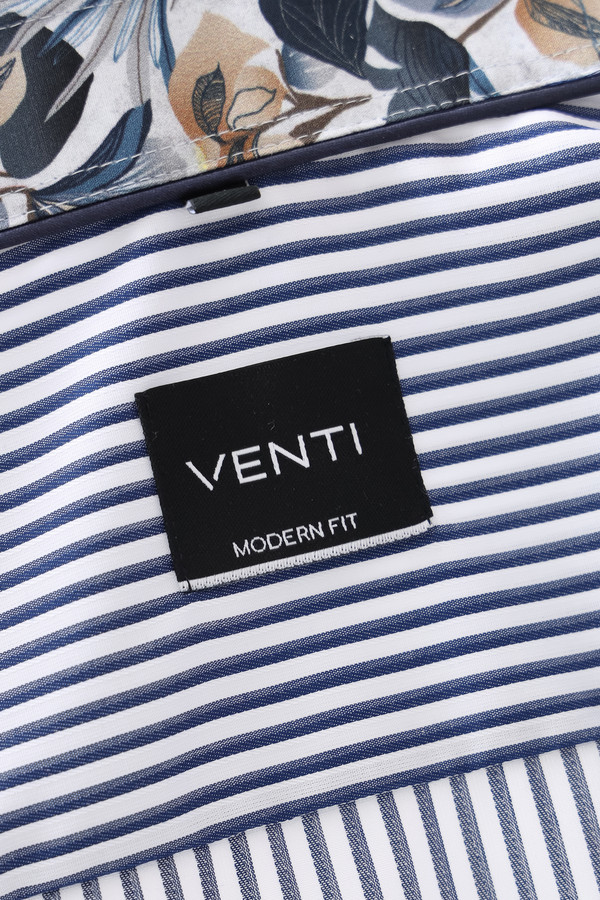 Рубашка с длинным рукавом Venti, размер ворот 42, плечи 52, цвет синий - фото 7
