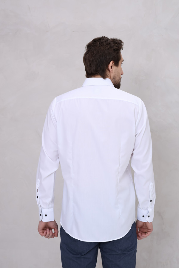Рубашка с длинным рукавом Venti, размер ворот 43, плечи 54, цвет белый - фото 4