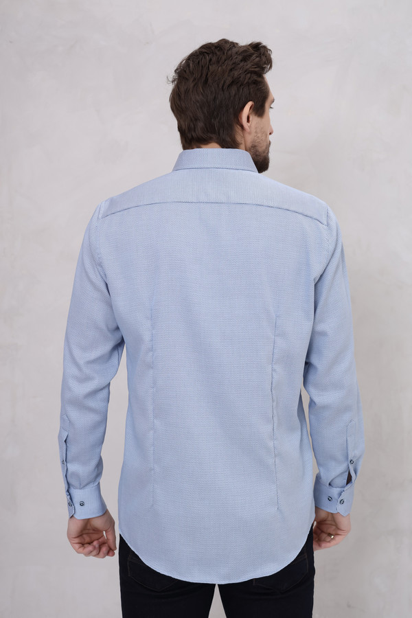Рубашка с длинным рукавом Venti, размер ворот 44, плечи 56, цвет голубой - фото 4