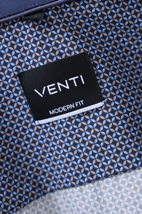 Рубашка с длинным рукавом Venti, размер ворот 43, плечи 54, цвет синий - фото 7