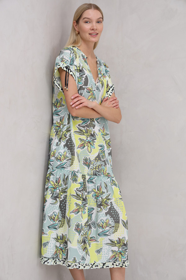Платье Marc Cain, размер 44, цвет разноцветный - фото 3