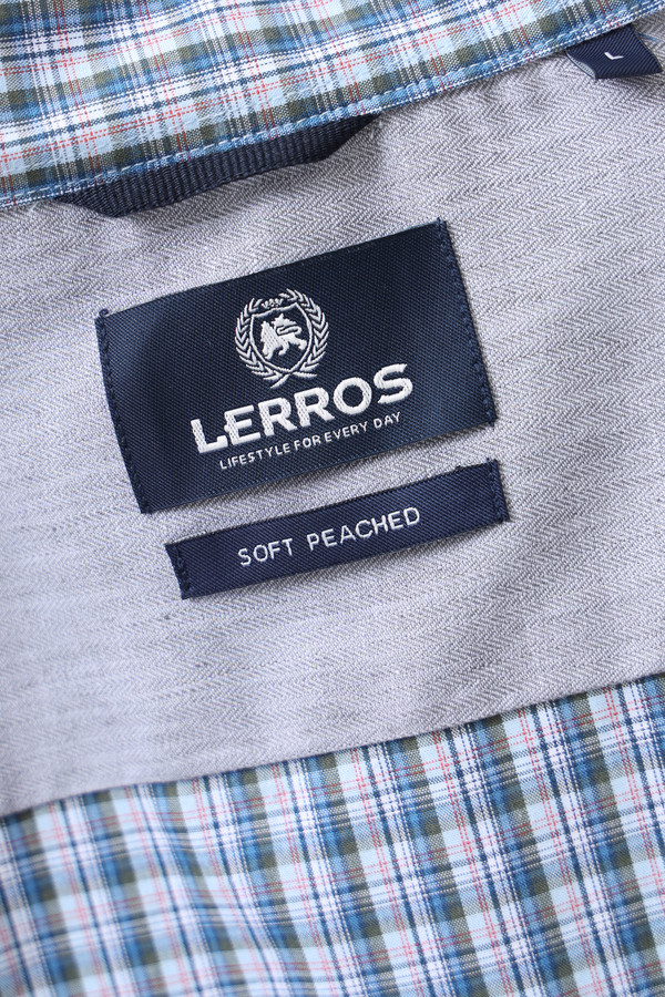 Рубашка с длинным рукавом Lerros, размер 50-52, цвет синий - фото 7