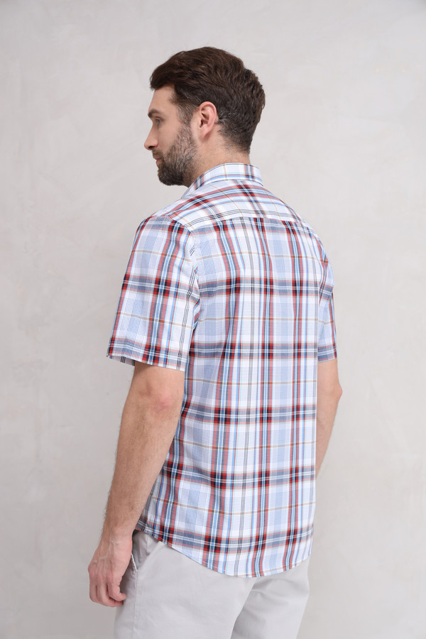 Мужские рубашки с коротким рукавом Lerros, размер 50-52, цвет разноцветный - фото 4