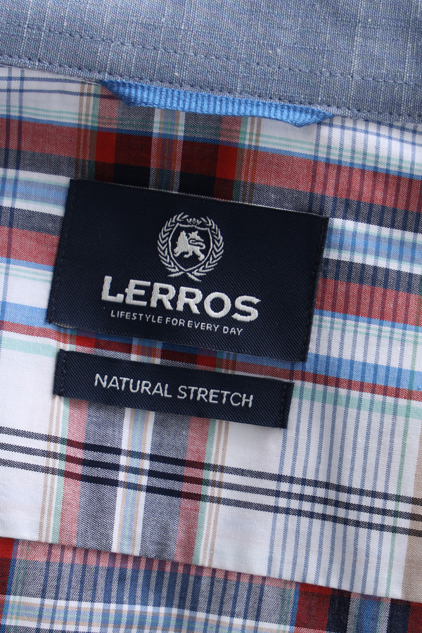 Мужские рубашки с коротким рукавом Lerros, размер 50-52, цвет разноцветный - фото 6