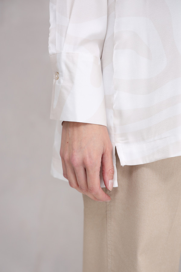Рубашка с длинным рукавом Broadway, размер 48-50, цвет белый - фото 6