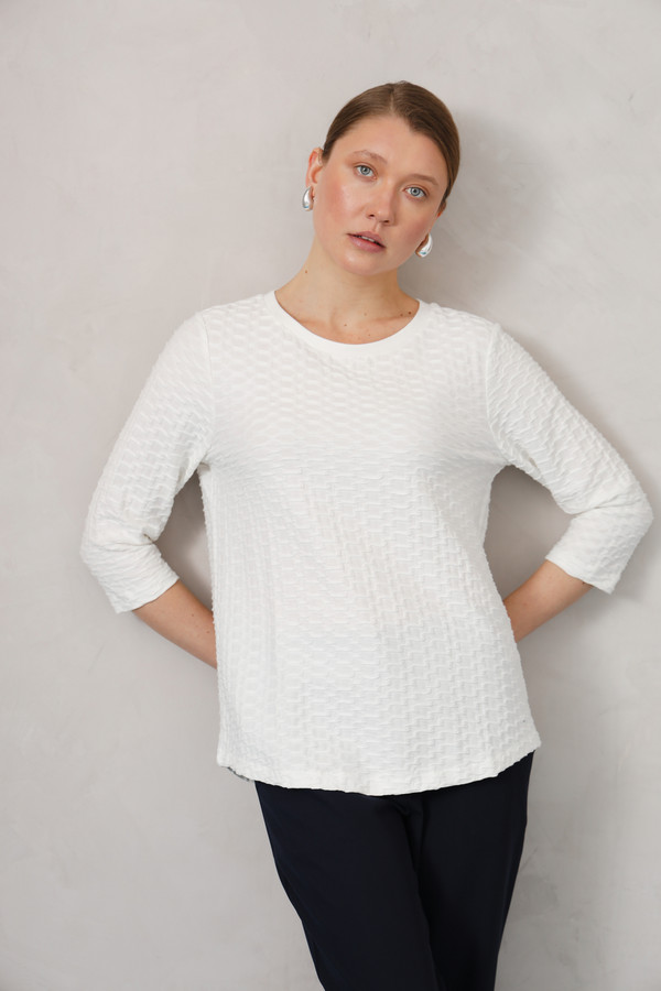 Пуловер Olsen, размер 52, цвет белый - фото 3
