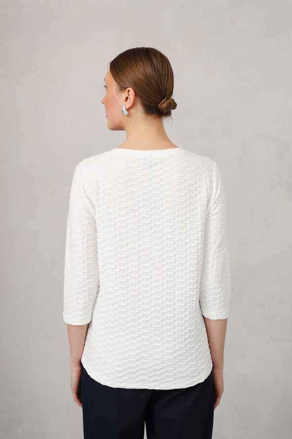 Пуловер Olsen, размер 52, цвет белый - фото 4