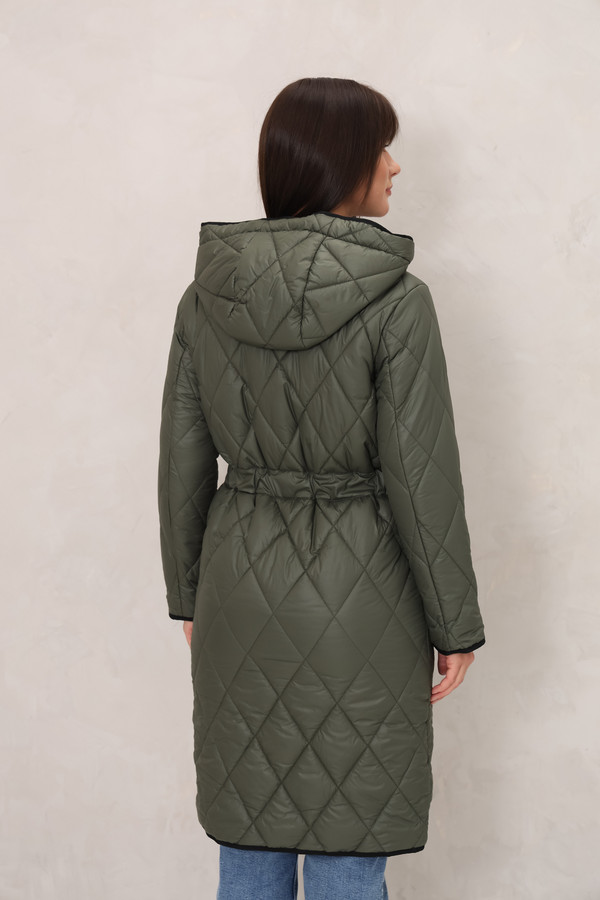 Пальто Electra style, размер 50, цвет зелёный - фото 6
