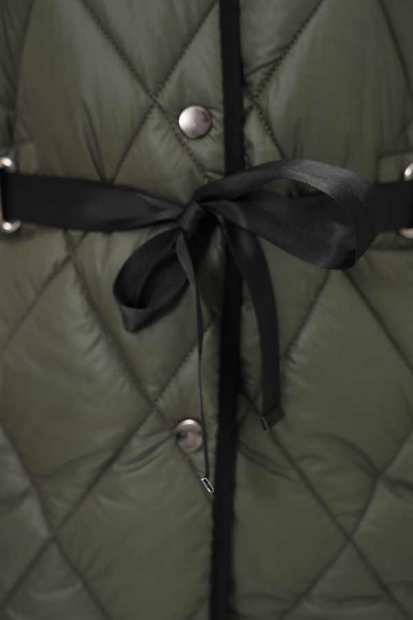 Пальто Electra style, размер 50, цвет зелёный - фото 9