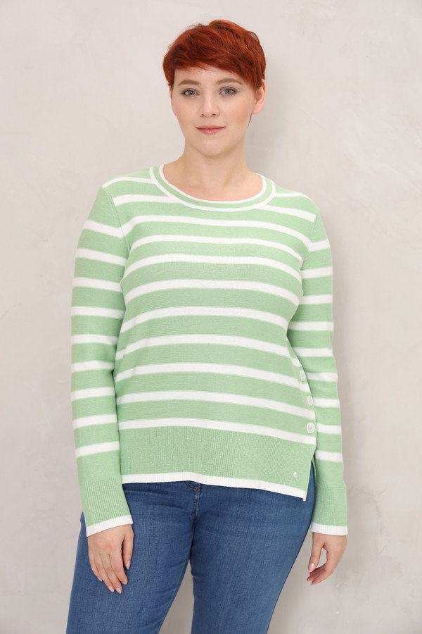 Пуловер Olsen, размер 48, цвет зелёный