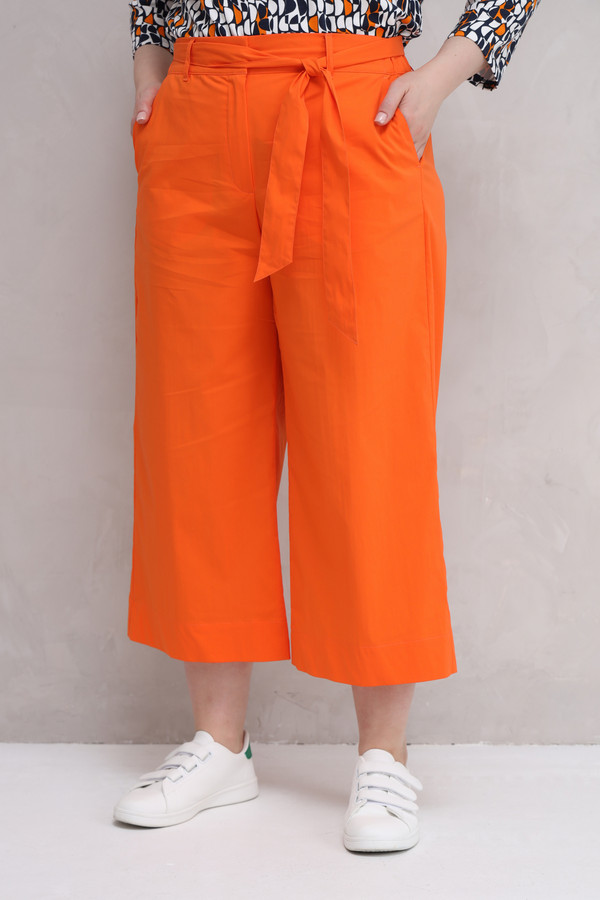 Брюки Samoon, размер 50, цвет оранжевый - фото 3