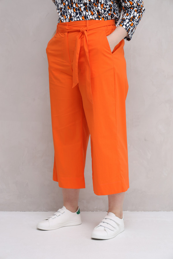 Брюки Samoon, размер 50, цвет оранжевый - фото 1