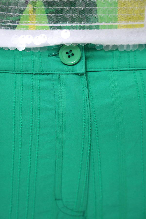 Брюки Samoon, размер 54, цвет зелёный - фото 6