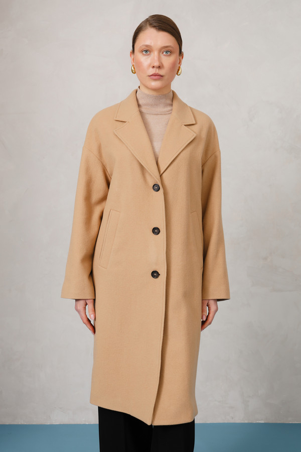 Пальто Marc O Polo, размер 44, цвет бежевый - фото 4