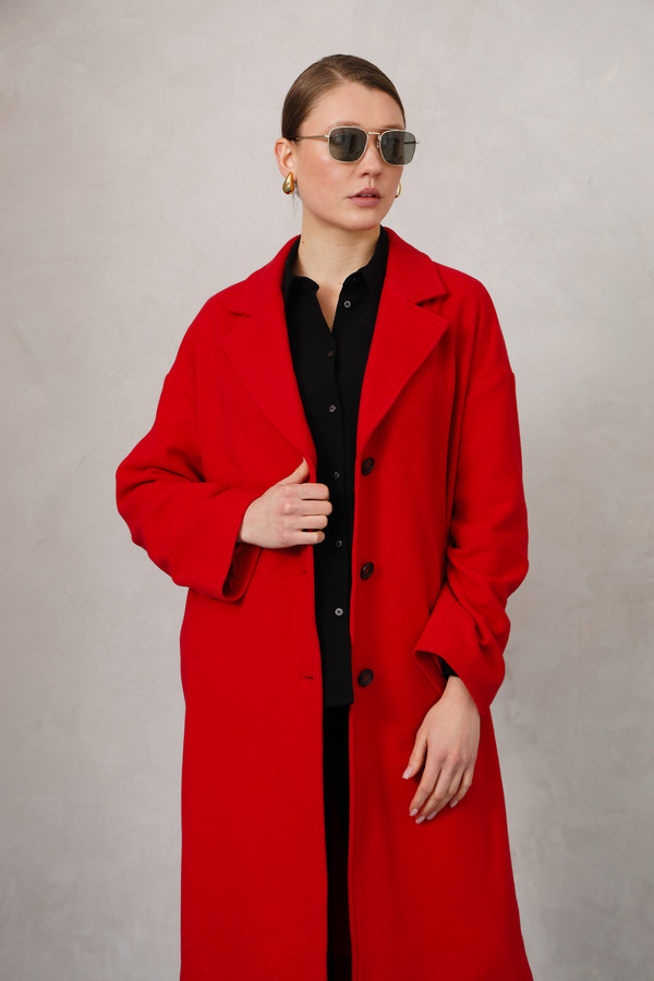 Пальто Marc O Polo, размер 40, цвет красный - фото 4