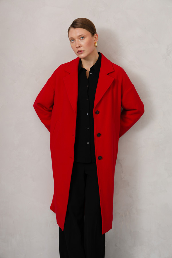 Пальто Marc O Polo, размер 40, цвет красный - фото 3
