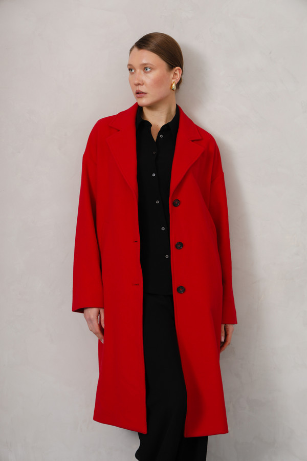 Пальто Marc O Polo, размер 40, цвет красный - фото 1