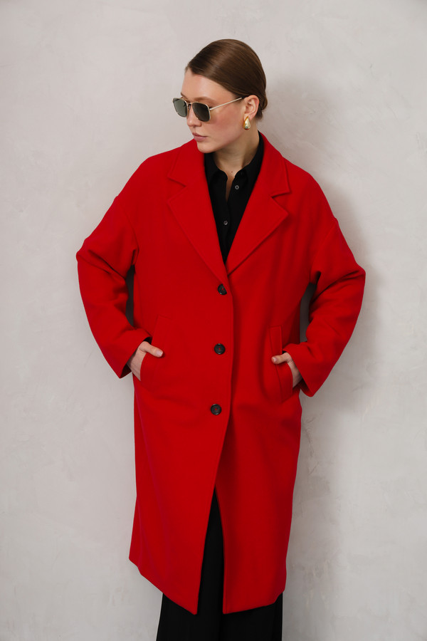 Пальто Marc O Polo, размер 40, цвет красный - фото 5