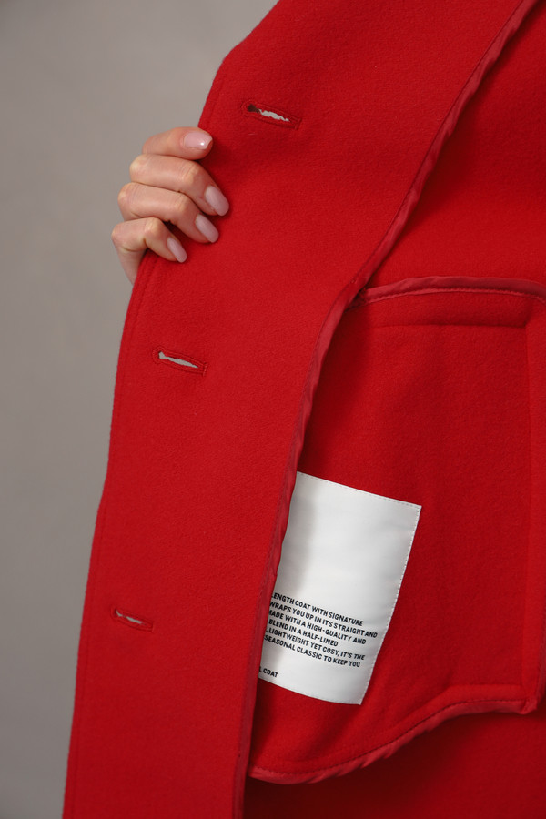 Пальто Marc O Polo, размер 40, цвет красный - фото 10