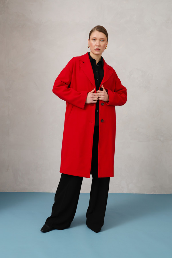 Пальто Marc O Polo, размер 40, цвет красный - фото 2