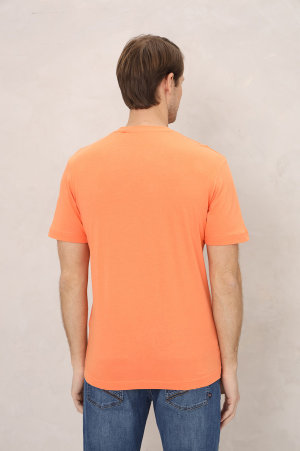 Футболкa Tom Tailor, размер 58-60, цвет оранжевый - фото 4