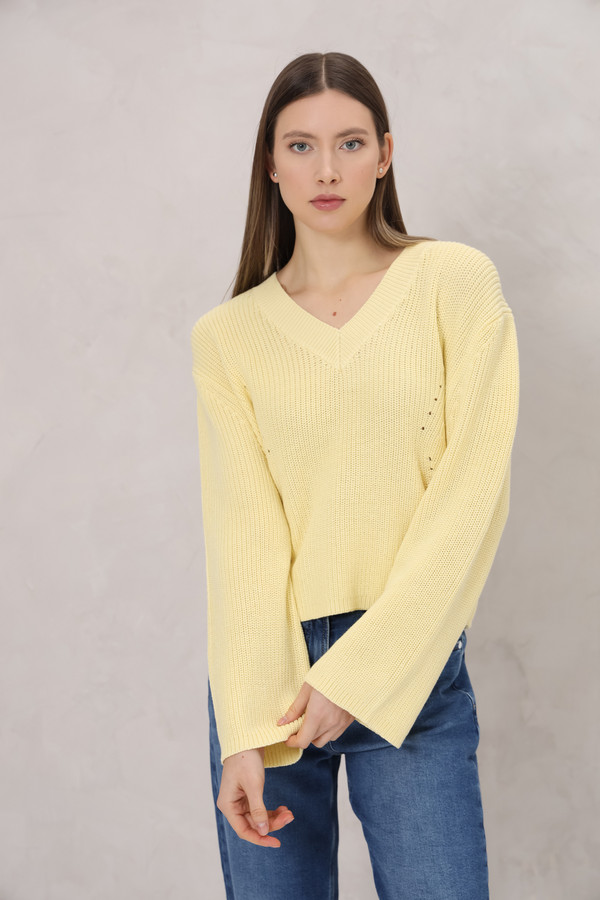 Пуловер Tom Tailor цвет жёлтый