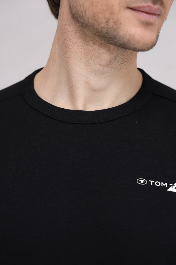 Футболкa Tom Tailor, размер 46-48, цвет чёрный - фото 5