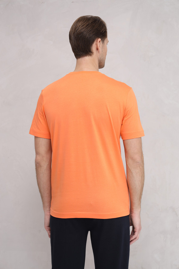 Футболкa Tom Tailor, размер 46-48, цвет оранжевый - фото 4
