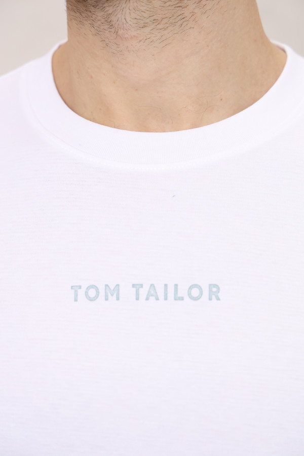 Футболкa Tom Tailor, размер 58-60, цвет белый - фото 5