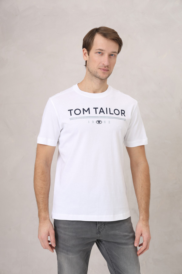 Футболкa Tom Tailor, размер 46-48, цвет белый - фото 3
