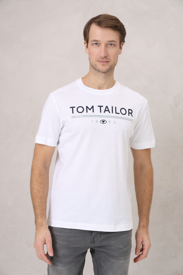 Футболкa Tom Tailor белого цвета