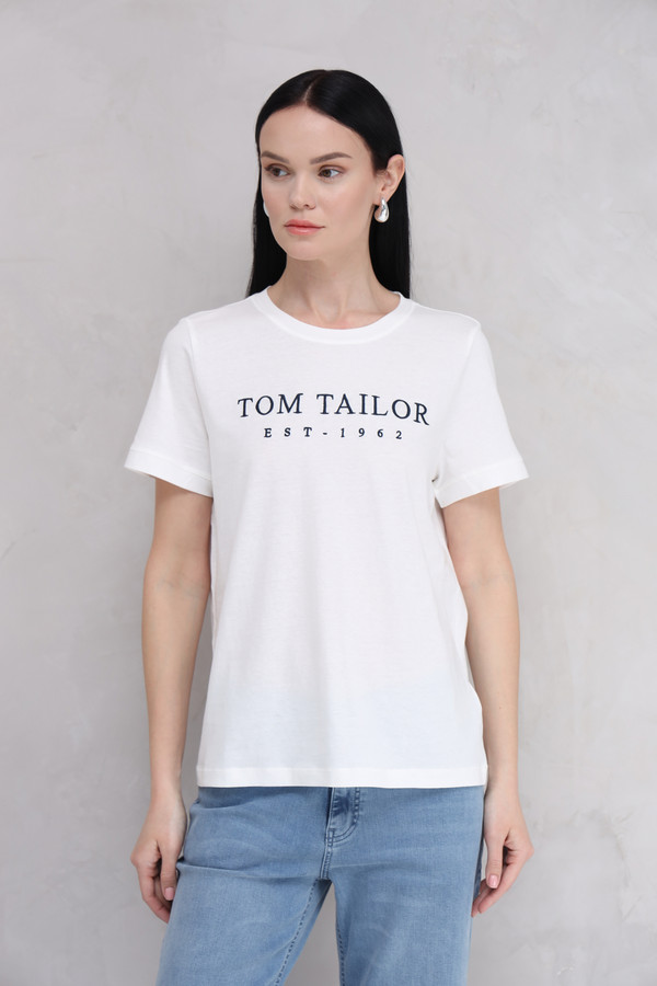 Футболка Tom Tailor, размер 48-50, цвет белый - фото 3