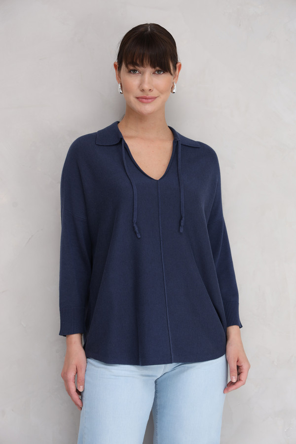Пуловер Repeat, размер 46, цвет синий