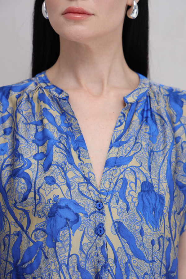 Блузa Catnoir, размер 50, цвет синий - фото 5