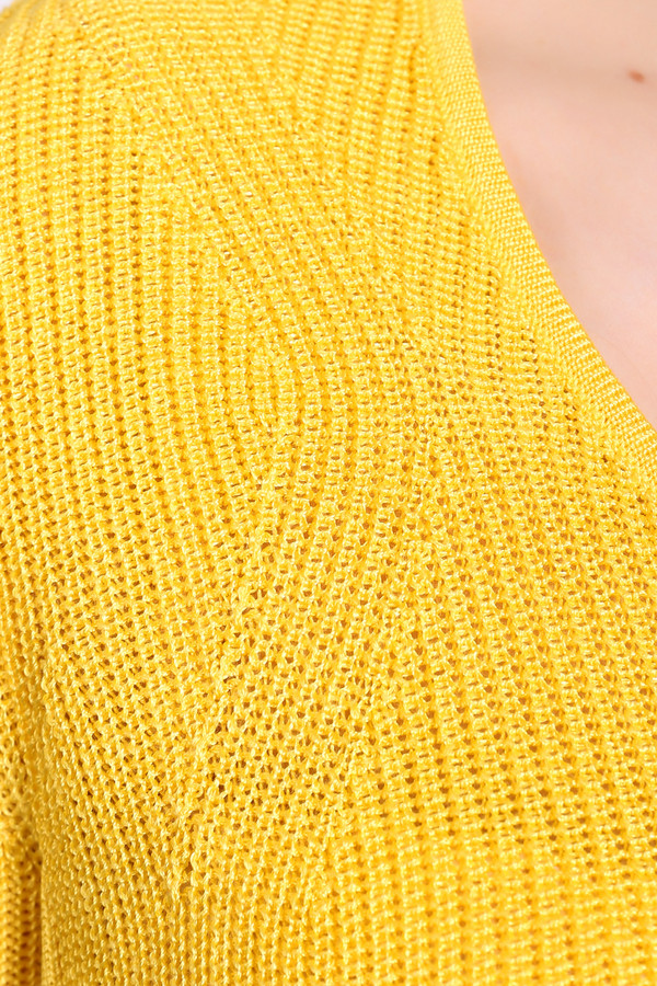 Пуловер Pezzo, размер 48, цвет жёлтый - фото 5