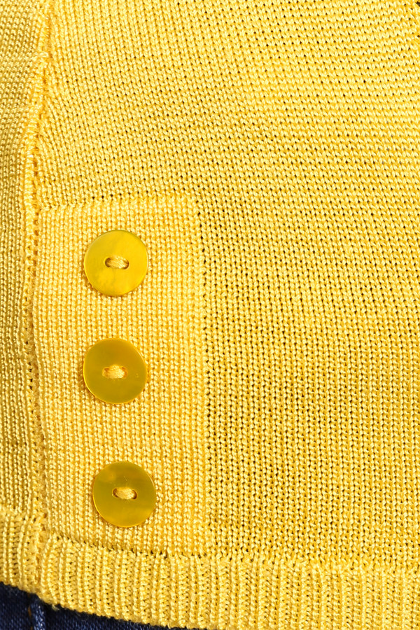 Пуловер Pezzo, размер 48, цвет жёлтый - фото 4